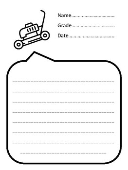 House Plants Activities and Decor Kit, Decor, Coloring, Craft and Writing