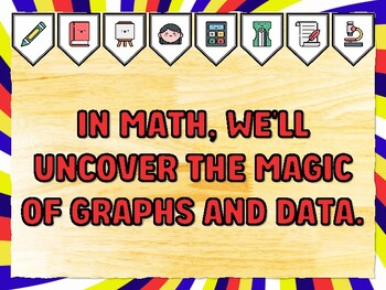 IN MATH, WE'LL UNCOVER THE MAGIC OF GRAPHS AND DATA. Grade 3 Math Bulletin Bo