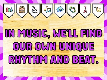 IN MUSIC, WE'LL FIND OUR OWN UNIQUE RHYTHM AND BEAT. Music Bulletin Board Dec