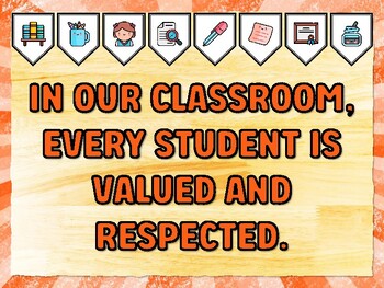 IN OUR CLASSROOM, EVERY STUDENT IS VALUED AND RESPECTED. Meet The Teacher Bul