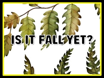 IS IT FALL YET? Leaves Door Décor, Leaves Bulletin Board Décor Kit