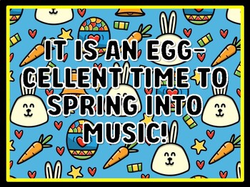 IT IS AN EGG-CELLENT TIME TO SPRING INTO MUSIC! Easter Door Décor, Easter Bul