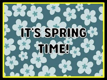 IT’S SPRING TIME! Spring Door Décor, Spring Bulletin Board Décor Kit