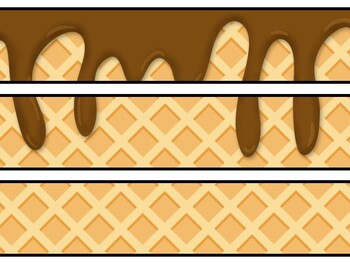 Ice Cream Bulletin Board Decor Kit, Ice Cream Letters