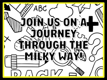 JOIN US ON A JOURNEY THROUGH THE MILKY WAY! Grade 7 And 8 Science Door Decor