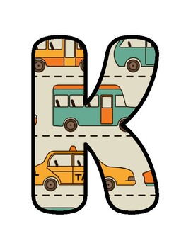 KINDERGARTEN, HERE WE COME!, Car Bulletin Board Decor