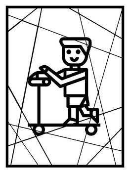 Kids And Hobbies Activities and Decor Kit, Decor, Coloring, Craft and Writi