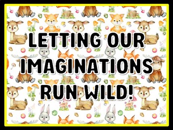 LETTING OUR IMAGINATIONS RUN WILD! Animals Door Décor, Animals Bulletin Board