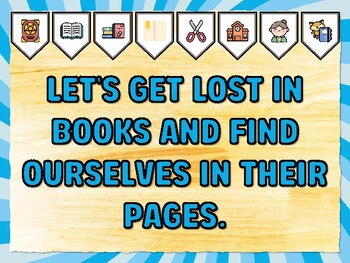 LET'S GET LOST IN BOOKS AND FIND OURSELVES IN THEIR PAGES. Reading Bulletin B