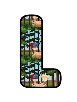 LET'S GO CAMPING!, Camping Bulletin Board Decor