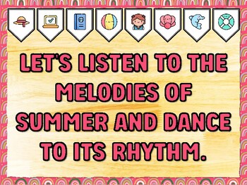 LET'S LISTEN TO THE MELODIES OF SUMMER AND DANCE TO ITS RHYTHM. Summer Bullet