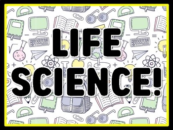 LIFE SCIENCE! Kindergarten Science Door Decor