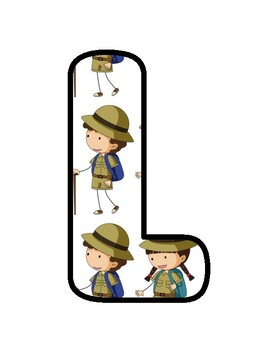 LOOK UP! REACH OUT! GO FAR!, Camping Bulletin Board Decor
