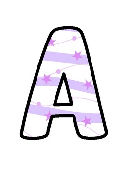 Lavender Bulletin Board Décor Kit, Lavender Letters