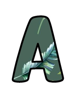 Leaves Bulletin Board Décor Kit, Leaves Letters