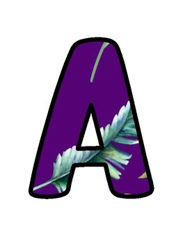 Leaves Bulletin Board Décor Kit, Leaves Letters