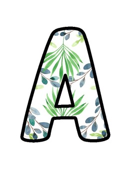 Leaves Bulletin Board Décor Kit, Leaves Letters