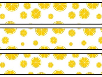 Lemon Bulletin Board Decor Kit, Lemon Letters, Lemon Borders, Lemon Banner, L