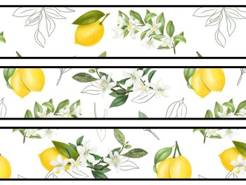 Lemon Bulletin Board Decor Kit, Lemon Letters, Lemon Borders, Lemon Banner, L