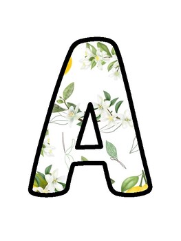 Lemon Bulletin Board Décor Kit, Lemon Letters, Lemon Door Décor,