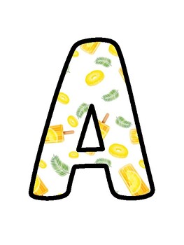 Lemon Bulletin Board Décor Kit, Lemon Letters, Lemon Door Décor,