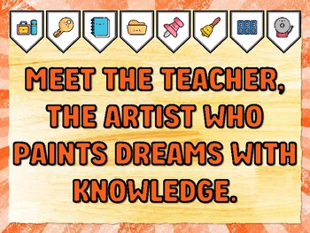 MEET THE TEACHER, THE ARTIST WHO PAINTS DREAMS WITH KNOWLEDGE. Meet The Teach