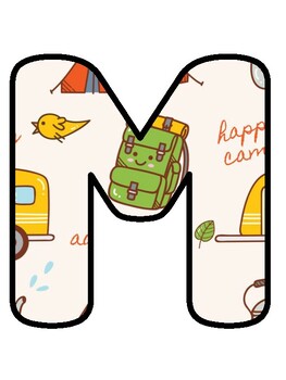 MINDFUL CAMPERS HERE!, Camping Bulletin Board Decor