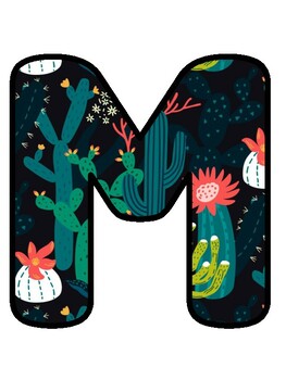 MINDS GROW HERE, Cactus, Succulents Bulletin Board Decor