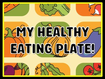 MY HEALTHY EATING PLATE! Health And Nutrition Door Décor