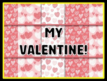 MY VALENTINE! Valentine's Day Door Décor, Valentine's Day Bulletin Board Décor