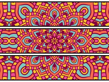 Mandala Bulletin Board Decor Kit, Mandala Letters