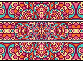 Mandala Bulletin Board Decor Kit, Mandala Letters