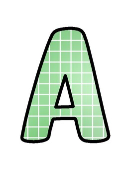Math Bulletin Board Décor Kit, Math Letters