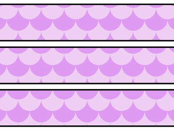 Mermaid Bulletin Board Decor Kit, Mermaid Letters