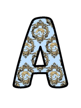 Mermaid Bulletin Board Décor Kit, Mermaid Letters