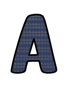 Mermaid Bulletin Board Décor Kit, Mermaid Letters