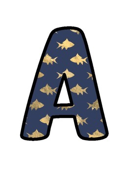 Mermaid Bulletin Board Décor Kit, Mermaid Letters