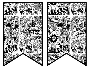 Monster Bulletin Board Decor Kit, Monster Letters