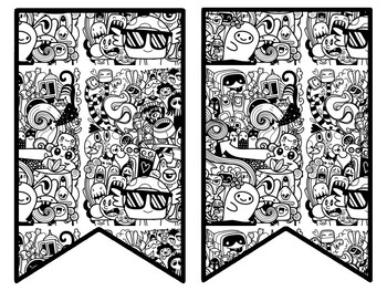 Monster Bulletin Board Decor Kit, Monster Letters