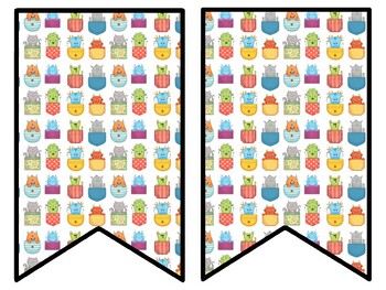 Monster Bulletin Board Decor Kit, Monster Letters