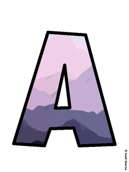 Mountain Bulletin Board Décor Kit