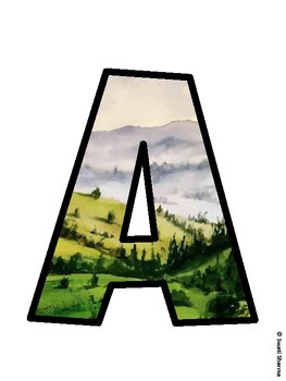 Mountain Bulletin Board Décor Kit