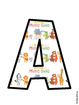 Music Bulletin Board Décor Kit, Music Bulletin Board Letters