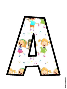 Music Bulletin Board Décor Kit, Music Bulletin Board Letters