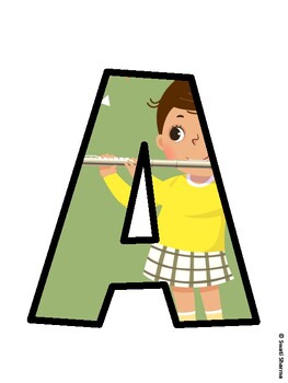 Music Bulletin Board Décor Kit, Music Bulletin Board Letters