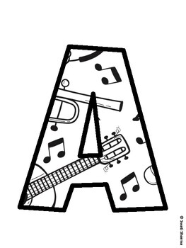 Music Bulletin Board Décor Kit, Music Bulletin Board Letters