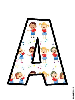 Music Bulletin Board Décor Kit, Music Bulletin Board Letters