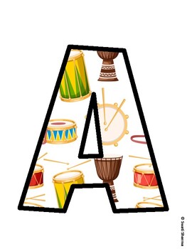 Music Bulletin Board Décor Kit, Music Bulletin Board Letters