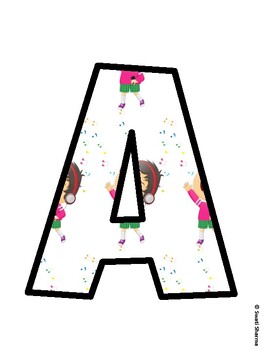 Music Bulletin Board Décor Kit, Music Bulletin Board Letters