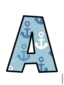 Nautical Bulletin Board Décor Kit